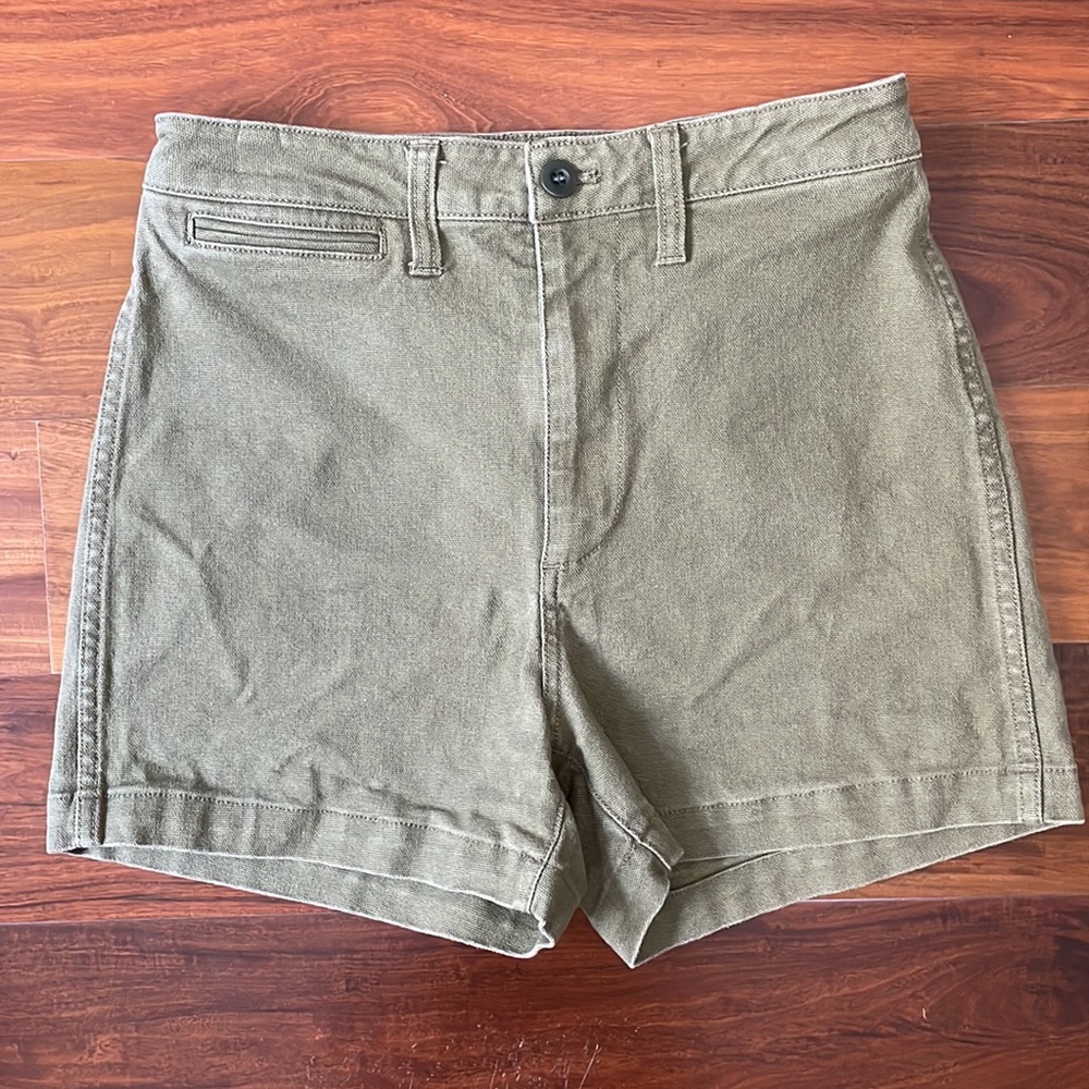 Madewell green shorts